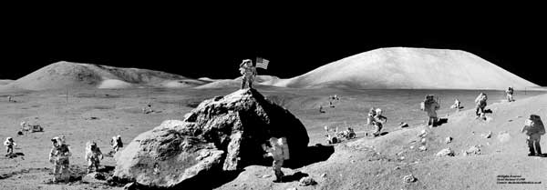 Геологическая экспедиция на Луне. Шутка Дэвида Харланда
